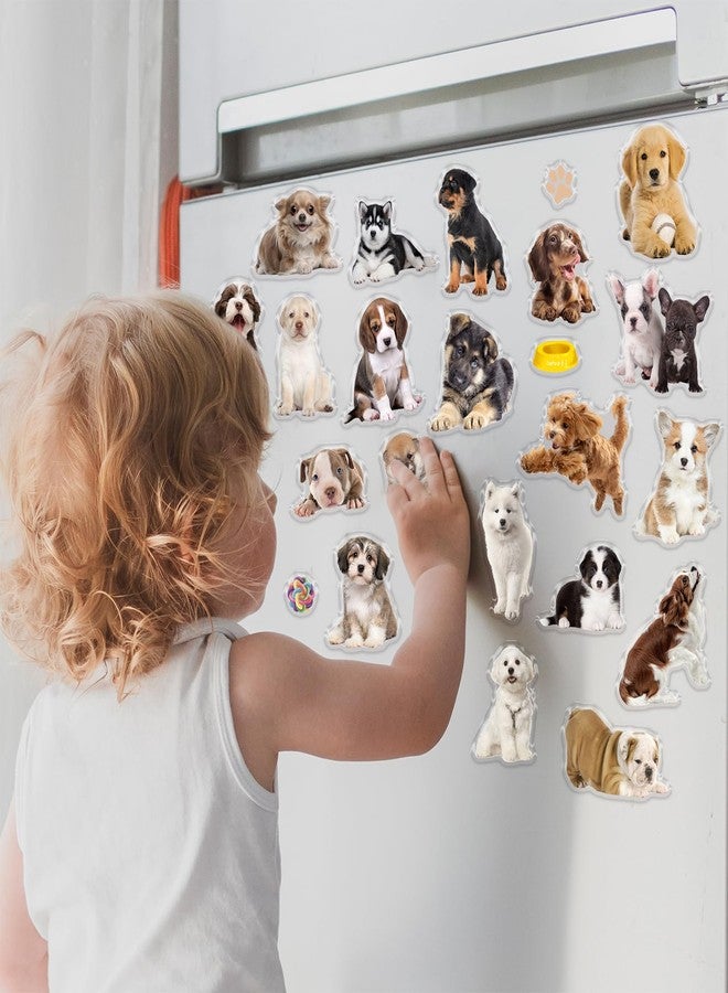 SKEPHWSKA 20 Pcs Dog Thick Gel Clings Puppy Window Gel Clings Decals Stickers for Kids Toddlers and Adults Cute Reusable Window Clings for Home Airplane Classroom Nursery Dog Party Supplies Decorations - Image 3